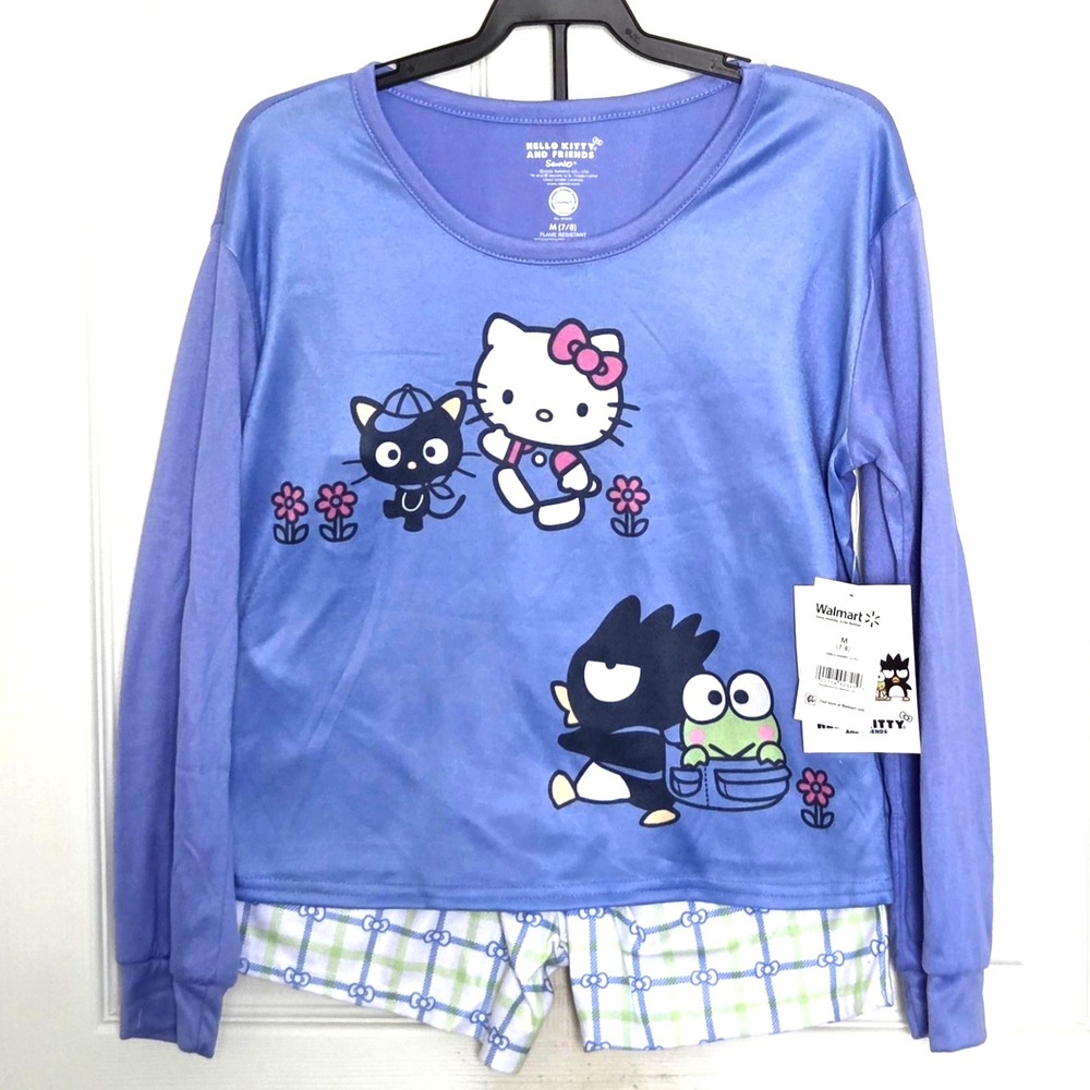 Hello Kitty Pajama Set Size Medium (7-8) BRAND NEW with TAGS